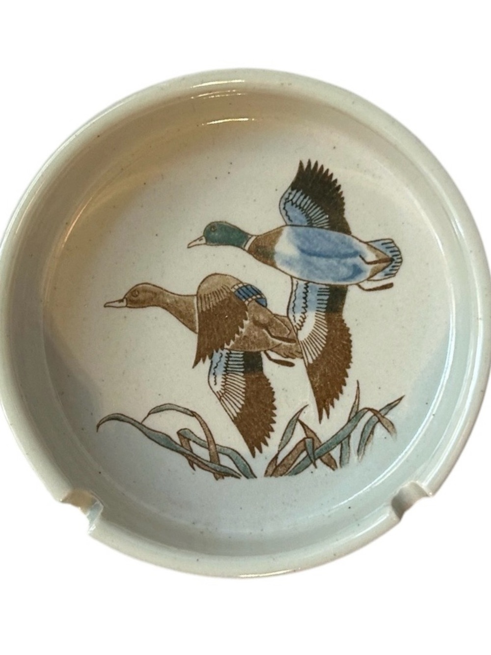 Vintage Ceramic Otagiri Japan 70’s Mallard Ashtray/Trinket Tray